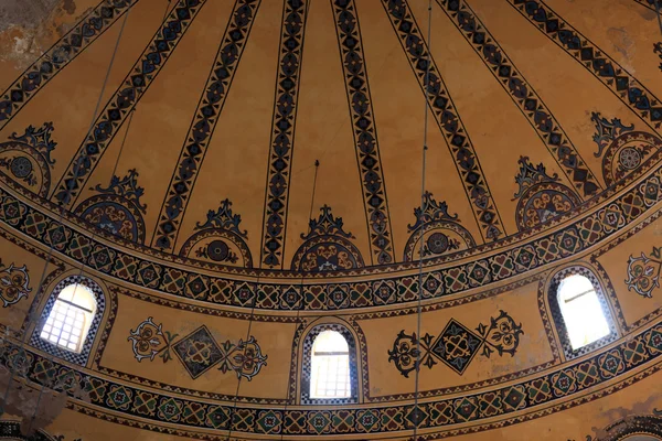 Ayasofya'nın kubbe ayrıntılarını — Stok fotoğraf