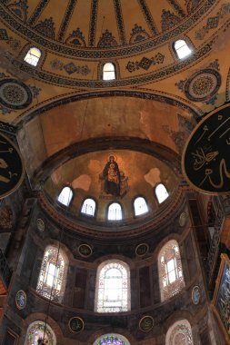 Ayasofya'nın içinin ayrıntıları