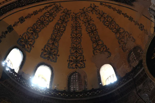 圣索菲亚大教堂穹顶的片段 — 图库照片