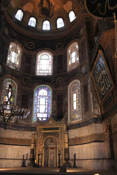 Interior de Mihrab em Hagia Sophia — Fotografia de Stock