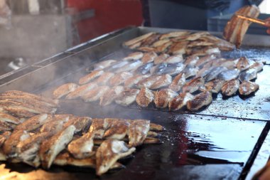 Sandviç kavurma Fish'i