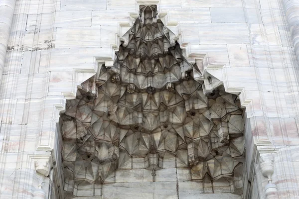 Niche in the wall of Sultan Ahmed mosque — Stock Photo, Image