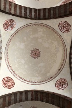 Görünüm tavan arcade mavi Camii