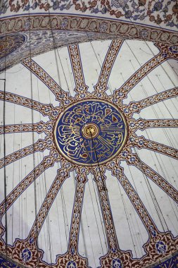 Görünümü ana kubbe mavi Camii