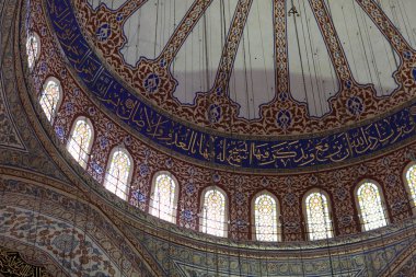 Parça ana kubbe mavi Camii