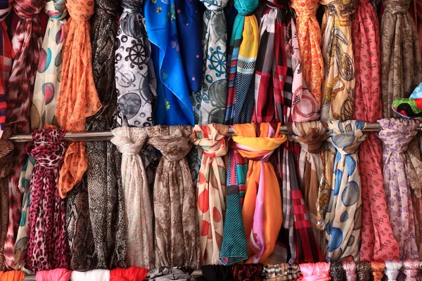 Colorful scarves — Stock Photo, Image