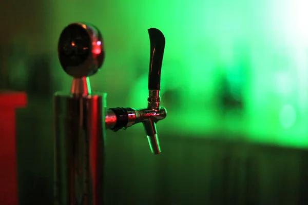 Tap draft beer tower — Stock Photo, Image