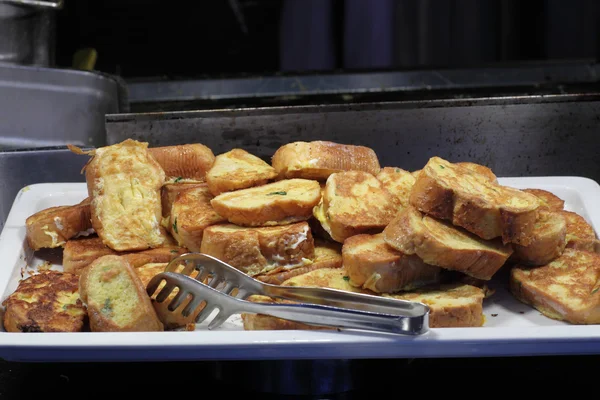 Tray with french toast — Stock Photo, Image