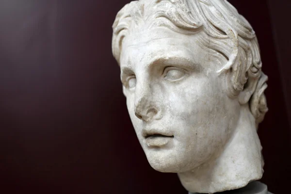Głowę Aleksandra Wielkiego — Zdjęcie stockowe