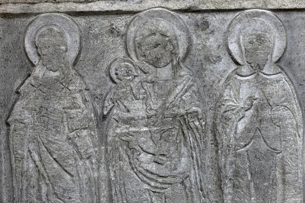 Стена саркофага — стоковое фото