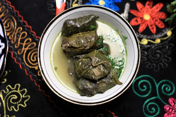 포도 잎 dolma — 스톡 사진