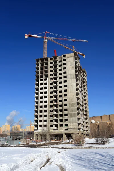 Edificio in costruzione — Foto Stock