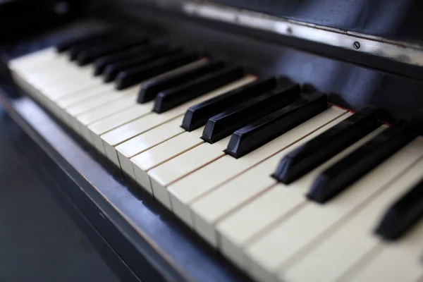 Vintage classical piano keys — Stock Photo, Image