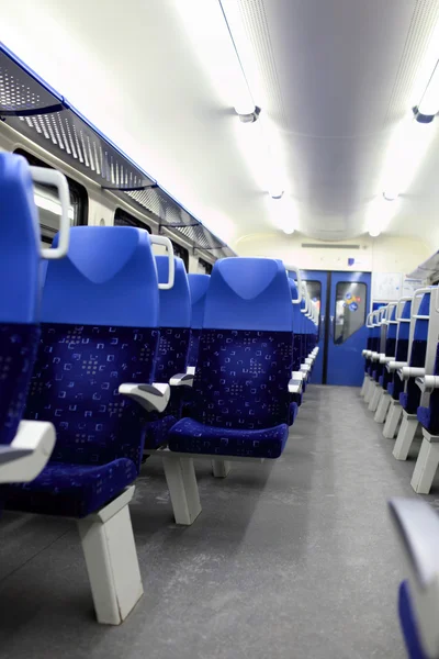 Interior view of train — Stock Photo, Image