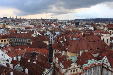 Görünümden Prag astronomik saat kulesi