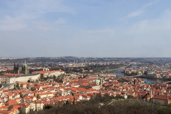 Jarní panorama Prahy — Stock fotografie