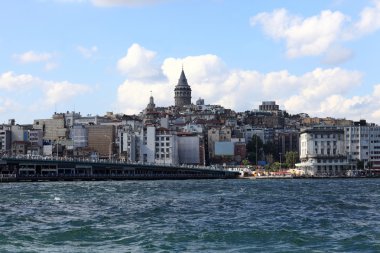 Galata Kulesi bölgesinin görünümü