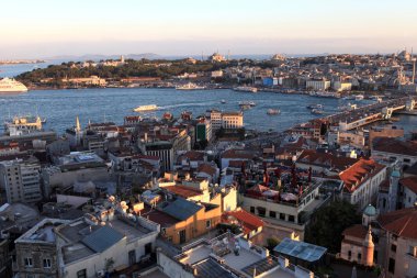 Galata Kulesi Haliç manzarası