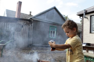 Çocuk domuz eti baharat biber ile pirzola