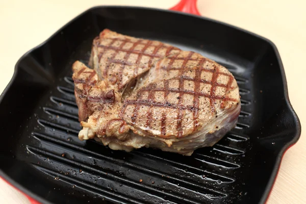 Blade biefstuk koken — Stockfoto