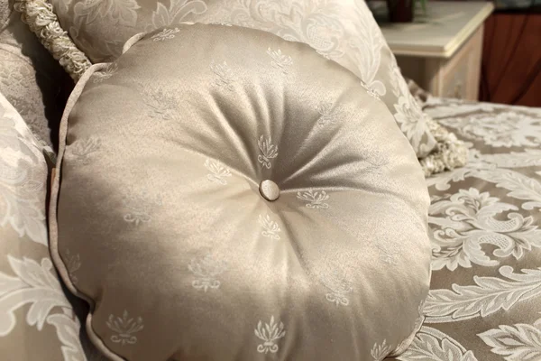 Круглая подушка — стоковое фото