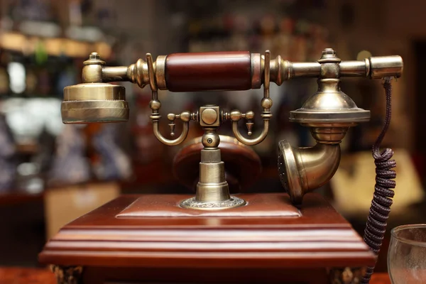 Vintage telefono cablato — Foto Stock