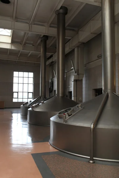 Details of the steel tanks — Stock Photo, Image