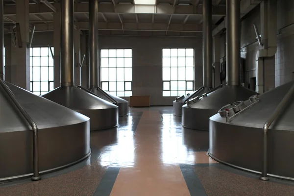 View of the steel tanks — Stock Photo, Image