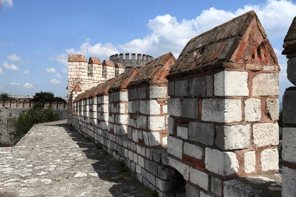 Détails mur de forteresse Yedikule — Photo