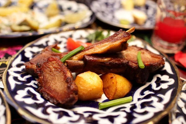 Lammrücken vom Grill — Stockfoto