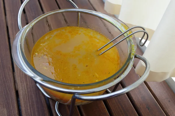 Soup in the bowl — Stock Photo, Image