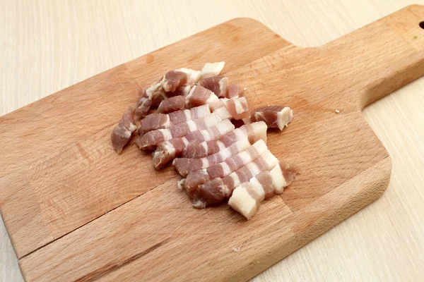 Fette di pancetta — Foto Stock