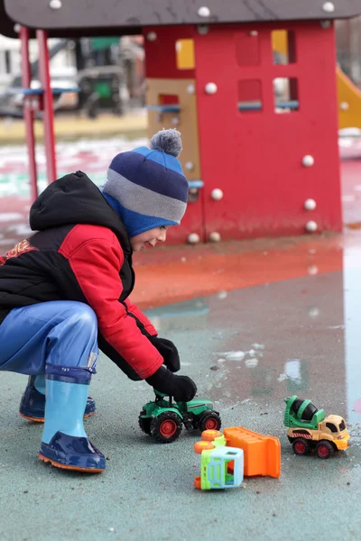 Boy on the playground — Stock Photo, Image