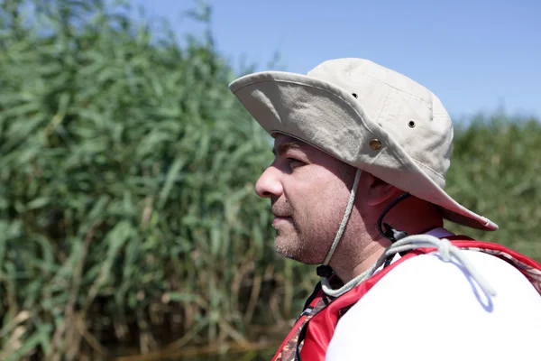 Man at the firth — Stock Photo, Image