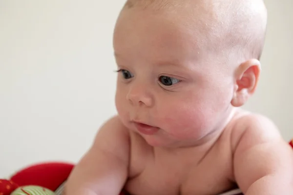 Curious baby face — Stock Photo, Image