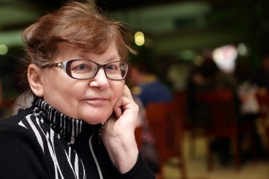 Son sınıf bir kadının portresi.