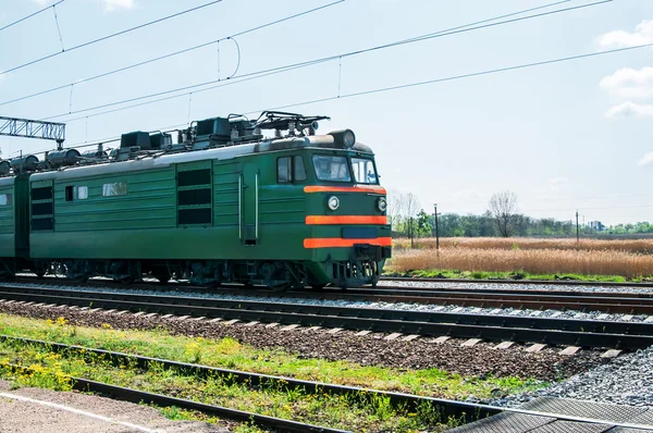 Diesel local train in Russia. — Stock Photo, Image