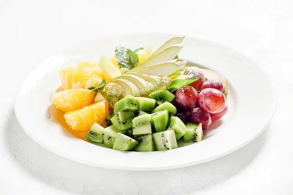 Sladký ovocný salát — Stock fotografie