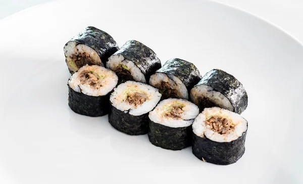 Smaczne sushi rolki — Zdjęcie stockowe