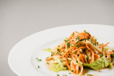 Tabakta sebze salatası