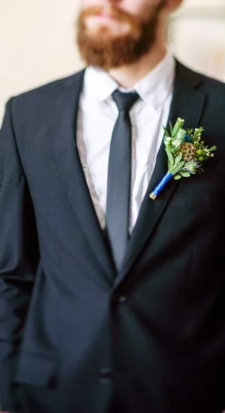 Handsome adult groom — Stock Photo, Image