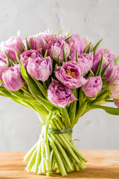 Beautiful pink tulips — Stock Photo, Image