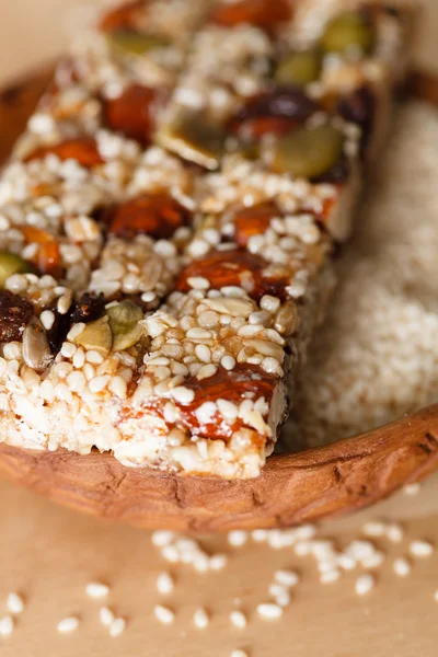 Healthy granola bars — Stock Photo, Image