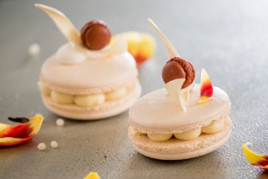 Taze pişmiş macaroons