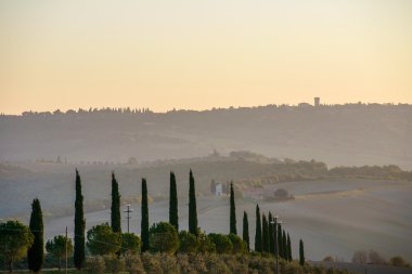Şaşırtıcı Tuscany manzara