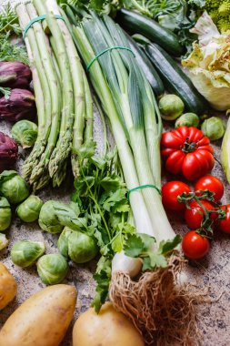 Taze sebzeler.