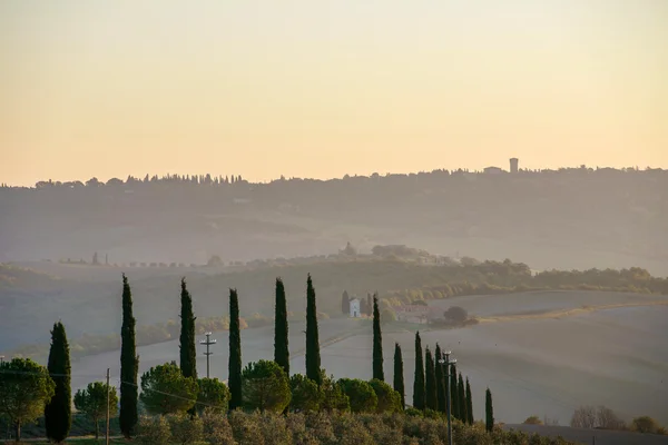 Atemberaubende Landschaft der Toskana — Stockfoto