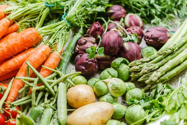 Set of fresh vegetables — Stock Photo, Image