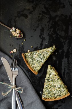 Kepekli tart patates ile