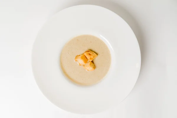 Champignoncremesuppe — Stockfoto